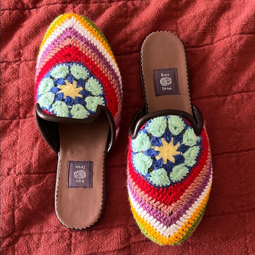 Women's Res Ipsa Crochet Mule Shoes